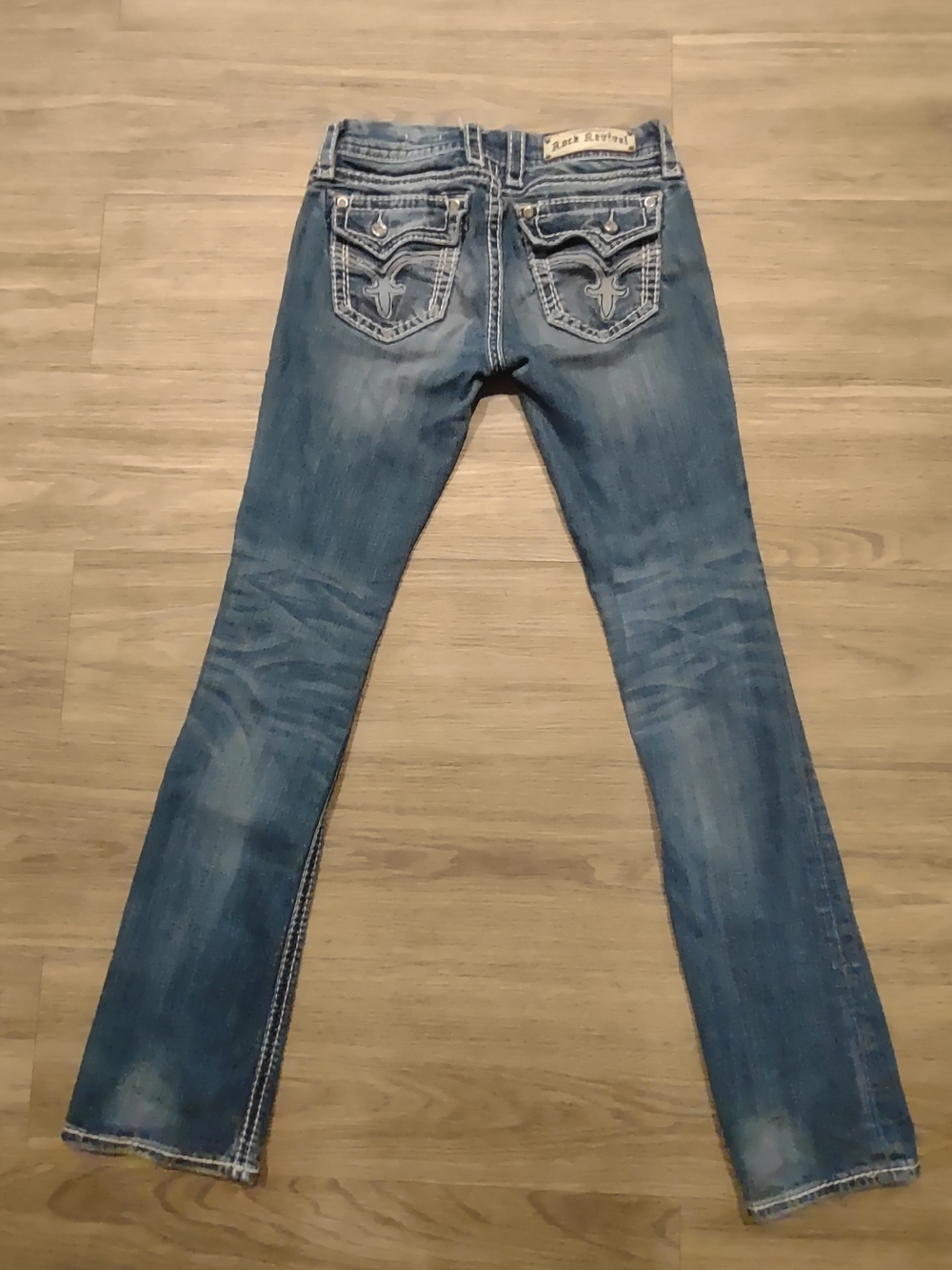 Rock Revival Women’s Blue Slim Bootcut Jeans